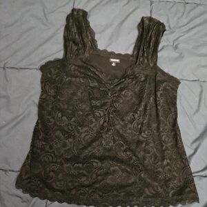 Torrid Black Lace Camisole Top
